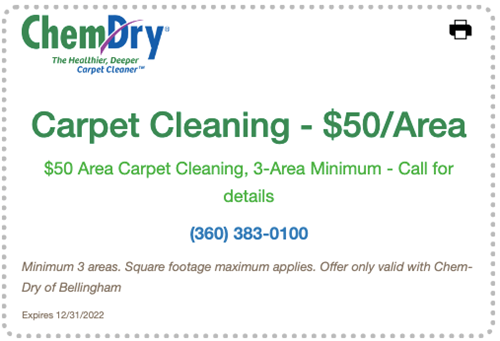 $50/Area Carpet Cleaning Coupon